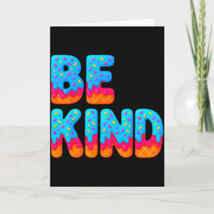 Wees Vriendelijk Inspirerend Positief IJsdruppel M Kaart