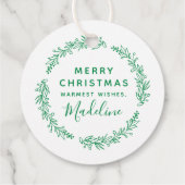 Wees vriendelijk | Jouw namen toevoegen Bedankjes Labels (Achterkant)