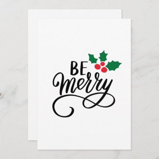 Wees vriendelijk kaart (Voorkant / Achterkant)