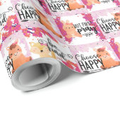 Wees vriendelijk; kies Happy All Season Gift Wrapp Cadeaupapier (Rol Hoek)