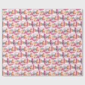 Wees vriendelijk; kies Happy All Season Gift Wrapp Cadeaupapier (Vlak)