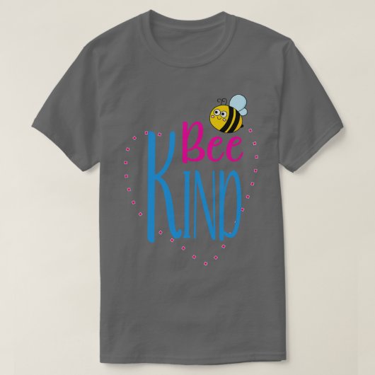 Wees vriendelijk Kinder Schattigee bij T-shirt (Design voorkant)