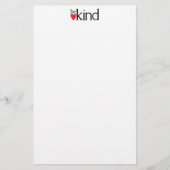 Wees vriendelijk - Kindheid is belangrijk Briefpapier (Voorkant)