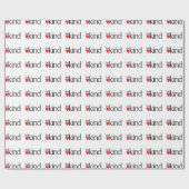 Wees vriendelijk - Kindheid is belangrijk Cadeaupapier (Vlak)