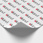 Wees vriendelijk - Kindheid is belangrijk Cadeaupapier (Hoek)