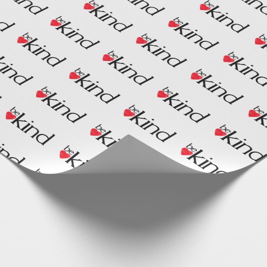 Wees vriendelijk - Kindheid is belangrijk Cadeaupapier (Hoek)