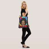 Wees vriendelijk | Kleurenmeisje | Pop Art Tote Bag (Op model)