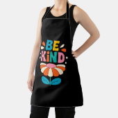 Wees vriendelijk kleurrijke bloem - Inspirerend po Schort (Insitu)