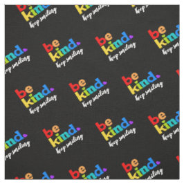 Wees vriendelijk kleurrijke regenboog aangepaste t stof