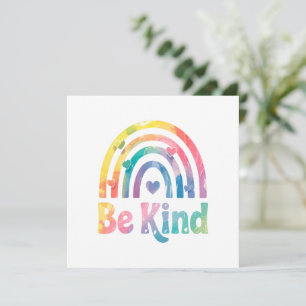 Wees vriendelijk kleurrijke regenboog - Inspireren