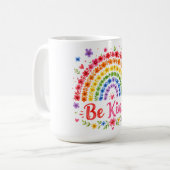 Wees vriendelijk koffiemok (Voorkant links)