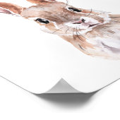 Wees vriendelijk Konijn Babykamer Kind Bos Poster (Hoek)