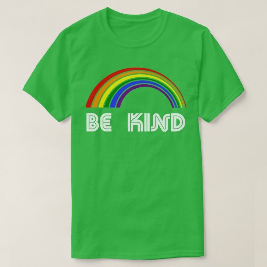 Wees vriendelijk LGBT Pride T LGBTQ Supporter Prid T-shirt (Design voorkant)