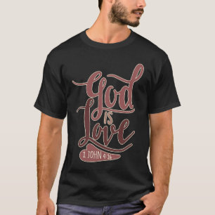 Wees Vriendelijk Liefde Als Jezus Religieus God Ch T-shirt