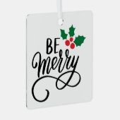 Wees vriendelijk metalen ornament (Voorkant Rechts)