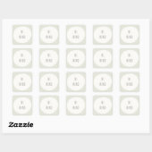 wees vriendelijk. moderne Stickers & labels (Vel)