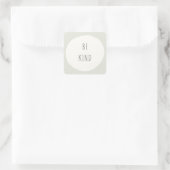 wees vriendelijk. moderne Stickers & labels (Tas)