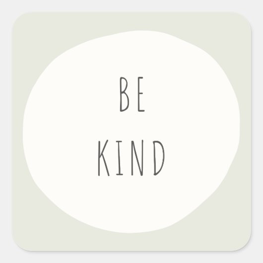 wees vriendelijk. moderne Stickers & labels (Voorkant)