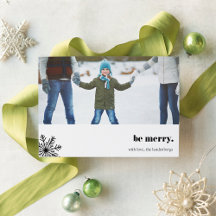 Wees vriendelijk | Moderne vakantiefotokaart