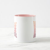 Wees vriendelijk mok (Midden)