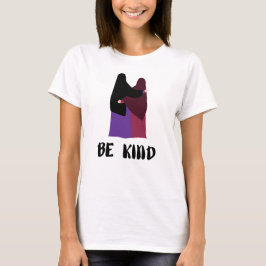 Wees vriendelijk Moslim Positief Quote T-shirt
