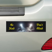 Wees vriendelijk, niet blind - Smoky Bright Light  Bumpersticker (Op auto)
