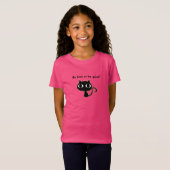 Wees vriendelijk of wees stil kind t-shirt (Voorkant volledig)