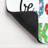 Wees vriendelijk om alleen maar een soort kerstboo muismat (Hoek)