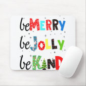 Wees vriendelijk om alleen maar een soort kerstboo muismat (Met muis)