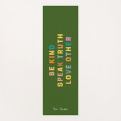 Wees vriendelijk om waarheid te spreken liefde and yogamat (Voorkant)