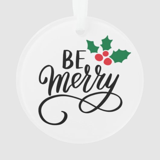 Wees vriendelijk ornament (achterkant)