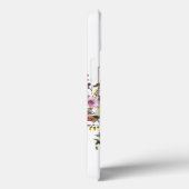 Wees Vriendelijk Paarse Gele Bloemige Waterverf Case-Mate iPhone Case (Achterkant / Rechts)