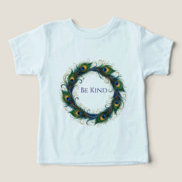 Wees Vriendelijk Pauwenveer Cirkel Peuter T-Shirt