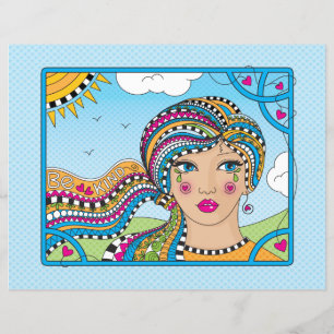 Wees vriendelijk_Platte papiervellen 11 x 8,5 inch