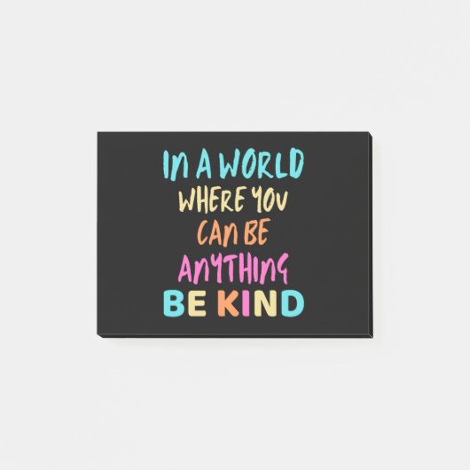 Wees vriendelijk post-it® notes (Voorkant)