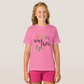 Wees vriendelijk regenboog t-shirt (Voorkant volledig)