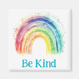 Wees vriendelijk regenboogmagneet magneet