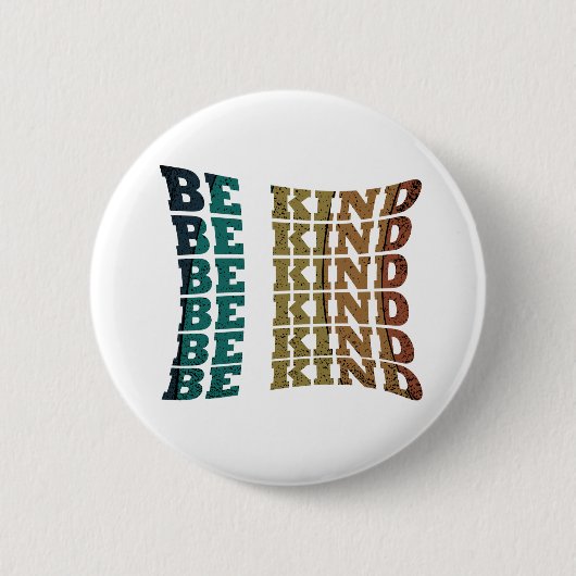 Wees vriendelijk ronde button 5,7 cm (Voorkant)