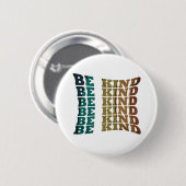 Wees vriendelijk ronde button 5,7 cm (Voorkant /achterkant)