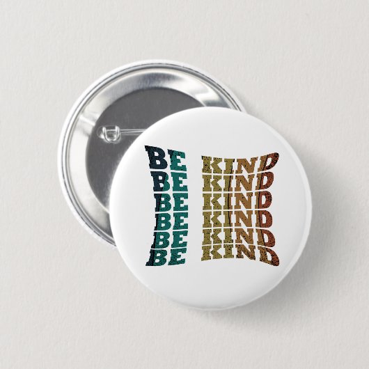 Wees vriendelijk ronde button 5,7 cm (Voorkant /achterkant)