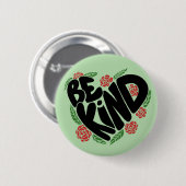 Wees Vriendelijk Ronde Button 5,7 Cm (Voorkant /achterkant)