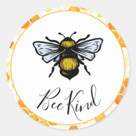 Wees Vriendelijk Ronde Sticker