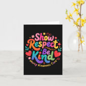 Wees vriendelijk Show Respecteer Compion Mercy Kin Kaart (Gele Bloem)