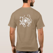 Wees vriendelijk - Snake & Turtle qigong design - T-shirt (Achterkant)