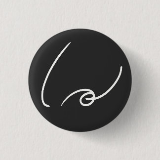 Wees Vriendelijk Snelschrift Ronde Button 3,2 Cm
