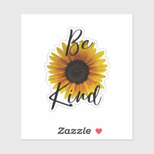 Wees vriendelijk sticker (Vel)