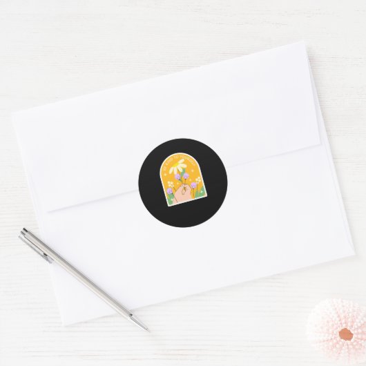 Wees vriendelijk Sticker 4 (Envelop)