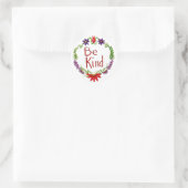 Wees vriendelijk Sticker blad (Tas)