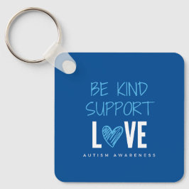 wees vriendelijk.support.liefde voor autisme Sleut Sleutelhanger
