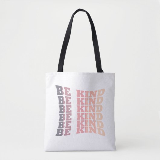 Wees vriendelijk tote bag (Voorkant)
